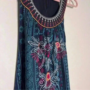 Forever 21 Embroidered 100% Cotton Mini Sleeveless Dress or Top Size XS, EUC